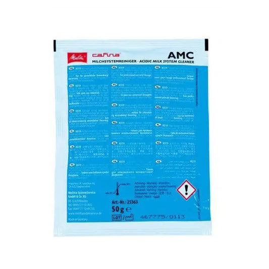 50 bags AMC Cleaner Acidic Milk System Cleaner 50g pack Each For Melitta